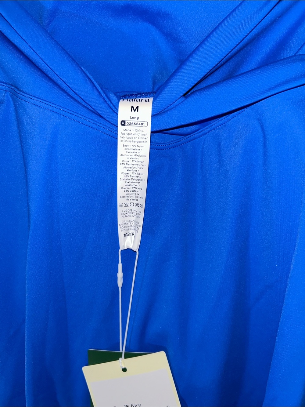 NWT HALARA SoftlyZero Airy Bright Blue Flared Athletic Skort - Picture 5 of 6